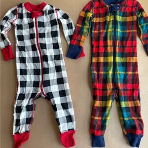 Hannah Andersson Plaid Kids One Piece Pajamas